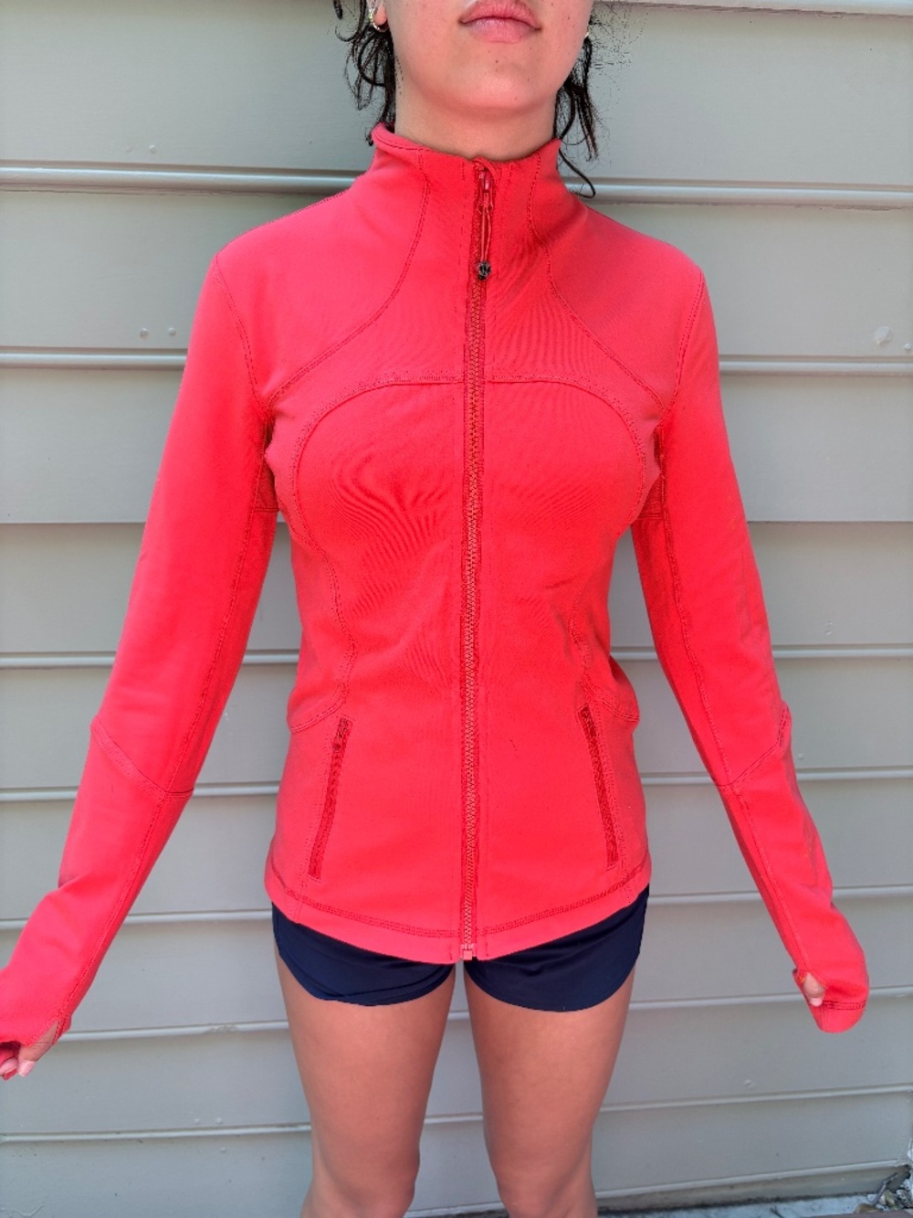 LULULEMON DEFINE JACKET IN RED - 2
